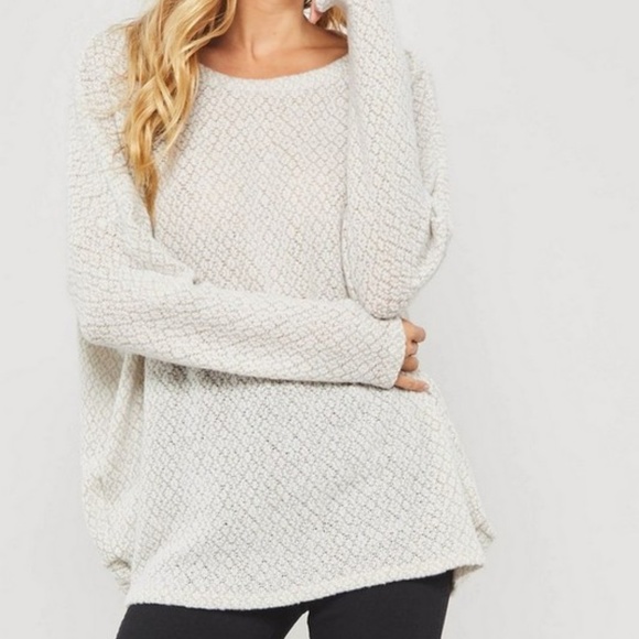 nwt | Promesa Open Back Twist Sweater Top - Picture 3 of 8